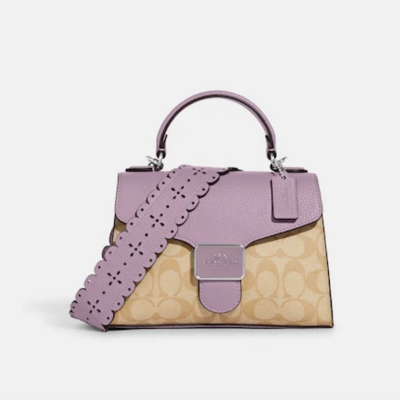 Coach Handbags - Coach NWT Pepper Satchel In Signature Canvas